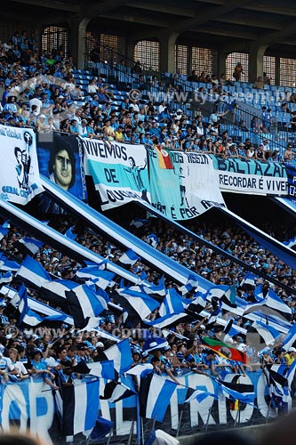  Subject: Gremio FC fans at Olimpico Monumental stadium / Place: Porto Alegre city - Rio Grande do Sul state / Date: 04/2008 