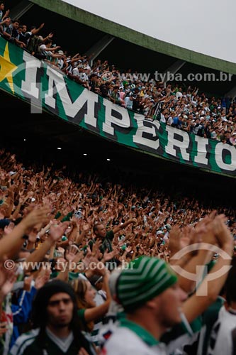  Subject: Coritiba FC fans at Couto Pereira stadium / Place: Curitiba city - Parana state / Date: 01/2008 