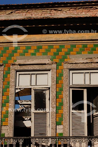  Subject: Remainings of old building at Camerino street / Place: Rio de Janeiro city center - Rio de Janeiro state / Date: 01/2008 