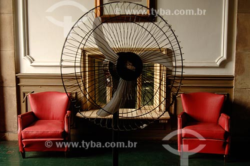  Subject: Armchairs and fan at Itamaraty Palace / Place: Rio de Janeiro city center - Rio de Janeiro state / Date:01/2008 