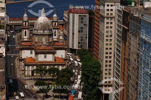  Subject: Candelaria church at Presidente Vargas avenue / Place: Rio de Janeiro city center - Rio de Janeiro state / Date:01/2008 