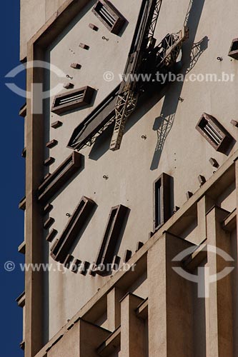  Subject: Central do Brasil train station clock / Place: Rio de Janeiro city center - Rio de Janeiro state / Date:01/2008 