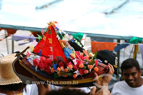  Subject: Marine procession - Saint Peter`s day, protector of the sailors / Place: Sao Luis city - Maranhao state / Date: 08/2008 