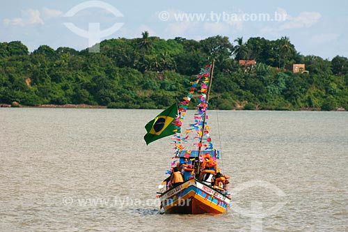  Subject: Marine procession - Saint Peter`s day, protector of the sailors / Place: Sao Luis city - Maranhao state / Date: 08/2008 