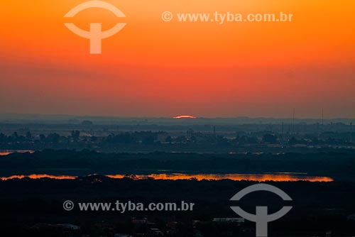  Subject: Sunset behind Guaiba river / Place: Porto Alegre city - Rio Grande do Sul state / Date: 07/2008 