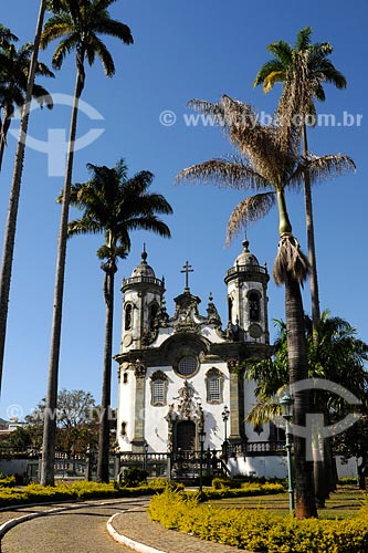  Subject: Colonial church / Place: Sao Joao del Rei town - Minas Gerais state / Date: 07/2008 