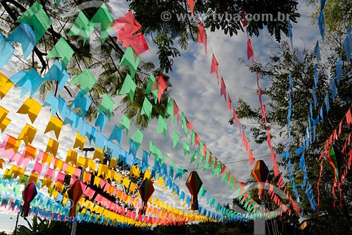  Subject: Decorated Santa Ines main square / Place: Santa Ines town - Maranhao state / Date: 08/2008 