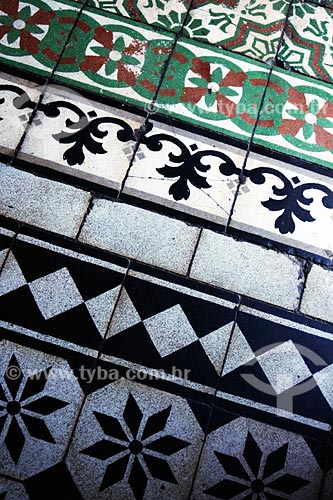  Subject: Floor of Santa Teresa D` Avila main parish, known as Santa Teresinha chapel (historical monument) / Place: Imperatriz town - Maranhao state / Date: 08/2008 