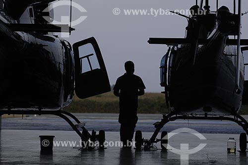 Subject: Helicopter - Air transportation / Place: Belem City - Para State - Brazil / Date: 10/10/2008 