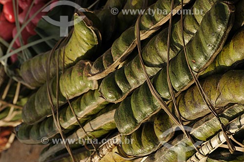  Subject: Inga - Amazon Fruit at Ver-o-peso Market (See the Weight Market) / Place: Belem City - Para State - Brazil / Date: 10/10/2008 