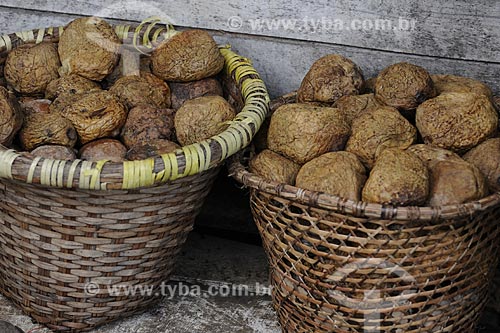  Subject: Jenipapo - Fruit - Ver-o-peso Market (See the Weight Market) / Place: Belem City - Para State - Brazil / Date: 10/13/2008 