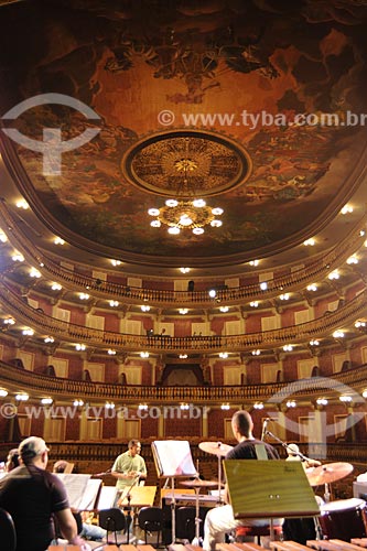  Subject: Interior of Teatro da Paz (Peace Theater) / Place: Belem City - Para State - Brazil / Date: 10/13/2008 