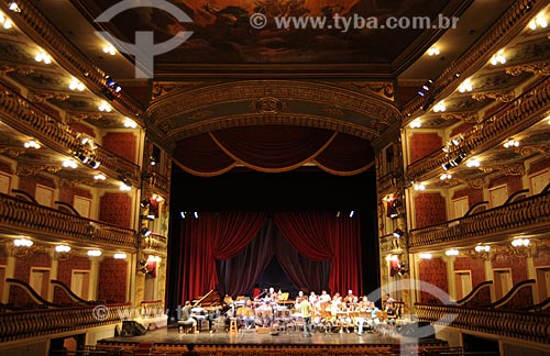  Subject: Interior of Teatro da Paz (Peace Theater) / Place: Belem City - Para State - Brazil / Date: 10/13/2008 