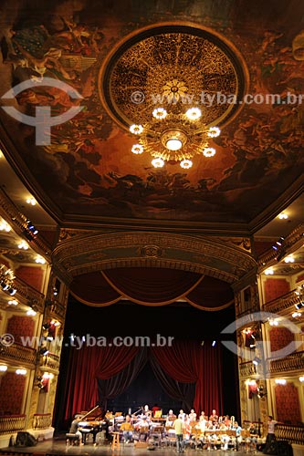  Subject: Interior of Teatro da Paz (Peace Theater) / Place: Belem City - Para State - Brazil / Date: 10/13/2008 