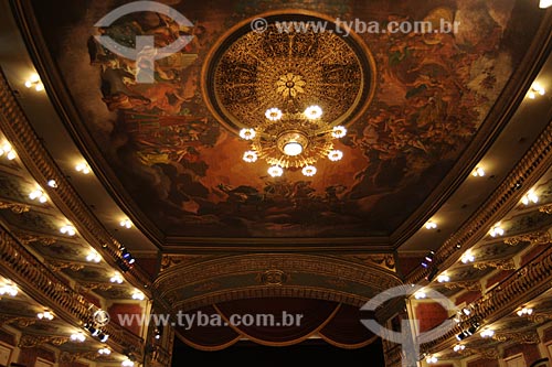  Subject: Interior of Teatro da Paz (Peace Theater) / Place: Belem City - Para State - Brazil / Date: 10/13/2008 