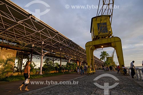  Subject: Dock berth - Comercial, gastronomic and cultural center of Belem city / Location: Belem City - Para State - Brazil / Date: 07/18/2008 