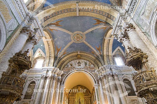  Subject: Inside of Church of Carmo, built in the seventeenth century and was rebuilt in 1716 / Place: Belem City - Para State - Brazil / Date: 07/20/2008 