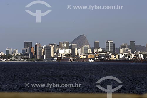  Rio de Janeiro downtown seen from Niteroi City  - Rio de Janeiro city - Rio de Janeiro state (RJ) - Brazil