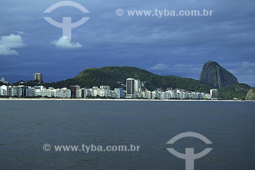  Subject: Copacabana Beach eith Suggar Loaf in the background / Place: Rio de Janeiro City - Rio de Janeiro State - Brazil / Date: January 2009 