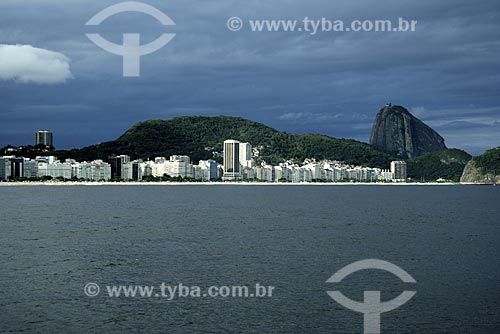  Subject: Copacabana Beach eith Suggar Loaf in the background / Place: Rio de Janeiro City - Rio de Janeiro State - Brazil / Date: January 2009 