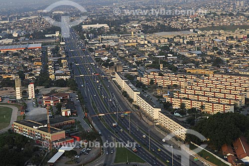  Subject: Aerial view of Brazil Avenue (Avenida Brasil) / Place: Rio de Janeiro City - Rio de Janeiro State - Brazil / Date: November 2008 