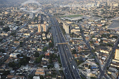  Subject: Aerial view of Yellow Line (Linha Amarela) - Road / Place: Rio de Janeiro City - Rio de Janeiro State - Brazil / Date: November 2008 