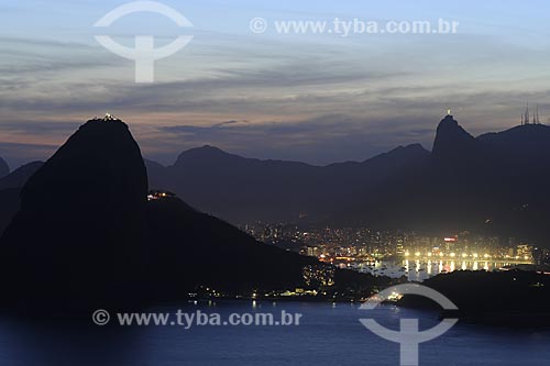  Subject: Rio de Janeiro mountains sight from Niteroi City / Rio de Janeiro State - Brazil / Date: November 2008 