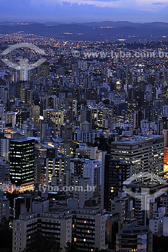  Subject: General view of the city from Belvedere of Mangabeiras (Mirante das Mangabeiras) / Place: Belo Horizonte City - Minas Gerais State - Brazil / Date: April 2009 