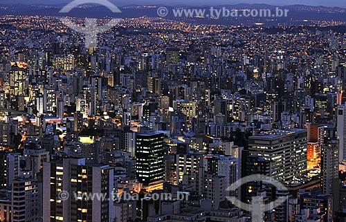  Subject: General view of the city from Belvedere of Mangabeiras (Mirante das Mangabeiras) / Place: Belo Horizonte City - Minas Gerais State - Brazil / Date: April 2009 