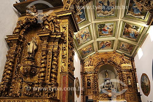  Subject: Interior of Nossa Senhora da Boa Viagem Church - Altar / Place: Itabirito City - Minas Gerais State - Brazil / Date: April 2009 