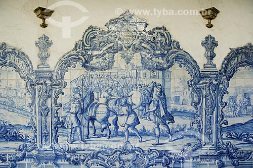  Subject: Portuguese tiles in the Convent of San Francisco (Convento de São Francisco) / Place: Salvador City - Bahia State - Brazil / Date: February 2006 