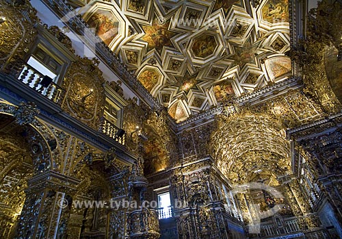  Subject: Interior of Sao Francisco Church / Place: Salvador City - Bahia State - Brazil / Date: February 2006 