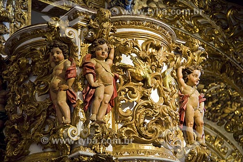  Subject: Interior of Sao Francisco Church / Place: Salvador City - Bahia State - Brazil / Date: February 2006 