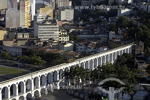  Subject: Lapa neighborhood, bohemian region of Rio de Janeiro city. View of Arcos da Lapa (Lapa Arches) / Place: Rio de Janeiro city - Rio de Janeiro State - Brazil / Date: 2008 
