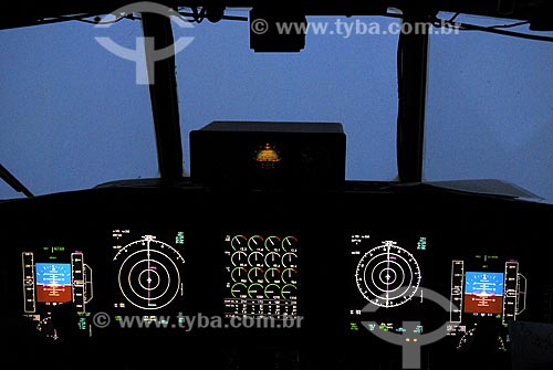  Subject: FAB (Brazilian Air Force) C-130 Hercules navigation pane / Place: C-130 Hercules / Date: 11/2008 