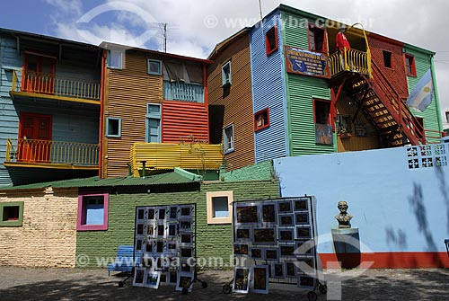  Colorful houses - Street Museum Caminito  - Buenos Aires city - Buenos Aires province - Argentina