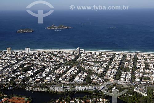  Subject: Aerial view of Barra da Tijuca / Place: Rio de Janeiro City - Rio de Janeiro State - Brazil / Date: June 2008 