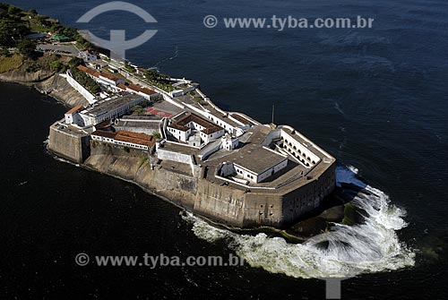  Subject: Aerial view of Santa Cruz Fortress, also known as Old Fortress / Place: Niteroi City - Rio de Janeiro State - Brazil / Date: June 2008 