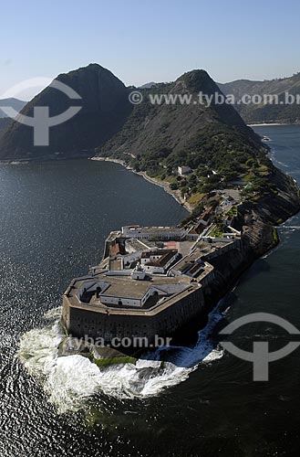  Subject: Aerial view of Santa Cruz Fortress, also known as Old Fortress / Place: Niteroi City - Rio de Janeiro State - Brazil / Date: June 2008 