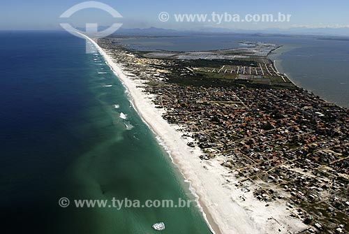  Subject: Aerial view of Praia Grande / Place: Arraial do Cabo City - Rio de Janeiro State - Brazil / Date: June 2008 