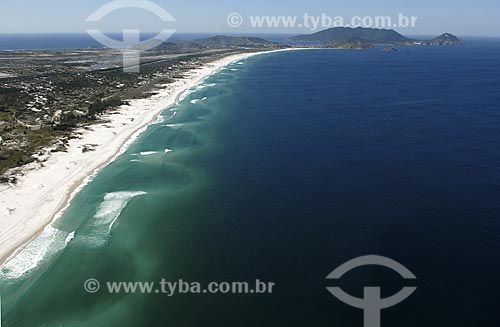  Subject: Aerial view of Praia Grande / Place: Arraial do Cabo City - Rio de Janeiro State - Brazil / Date: June 2008 