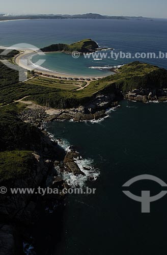  Subject: Aerial view of Praia das Conchas (Conchas Beach) / Place: Cabo Frio City - Rio de Janeiro State - Brazil / Date: June 2008 