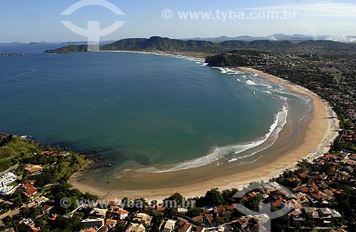  Subject: Aerial view of Praia de Geriba (Geriba Beach) / Place: Buzios City - Rio de Janeiro State - Brazil / Date: June 2008 