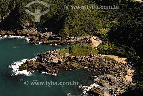  Subject: Aerial view of Praia das Focas (Beach of Seals) / Place: Buzios City - Rio de Janeiro State - Brazil / Date: June 2008 