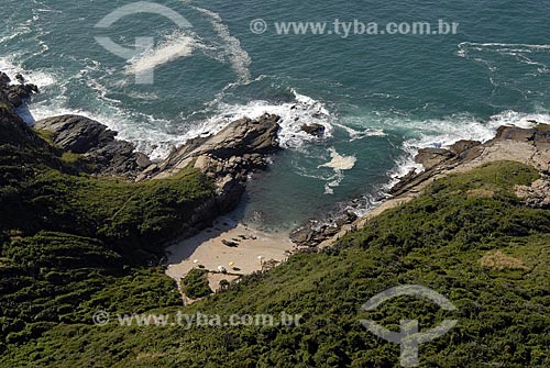  Subject: Aerial view of Olho de Boi Beach / Place: Buzios City - Rio de Janeiro State - Brazil / Date: June 2008 