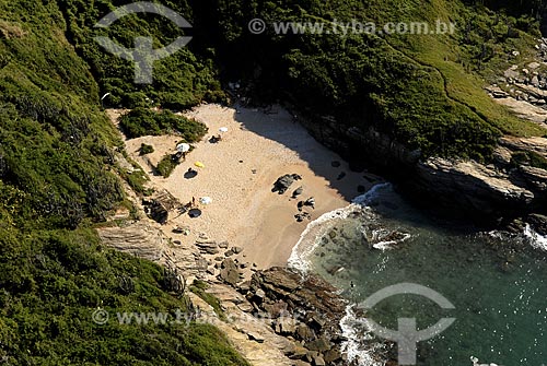  Subject: Aerial view of Olho de Boi Beach / Place: Buzios City - Rio de Janeiro State - Brazil / Date: June 2008 