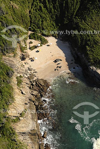  Subject: Aerial view of Olho de Boi Beach / Place: Buzios City - Rio de Janeiro State - Brazil / Date: June 2008 