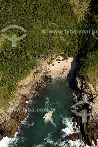  Subject: Aerial view of Olho de Boi Beach / Place: Buzios City - Rio de Janeiro State - Brazil / Date: June 2008 