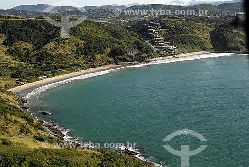  Subject: Aerial view of Brava Beach / Place: Buzios City - Rio de Janeiro State - Brazil / Date: June 2008 