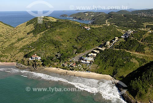  Subject: Aerial view of Brava Beach / Place: Buzios City - Rio de Janeiro State - Brazil / Date: June 2008 
